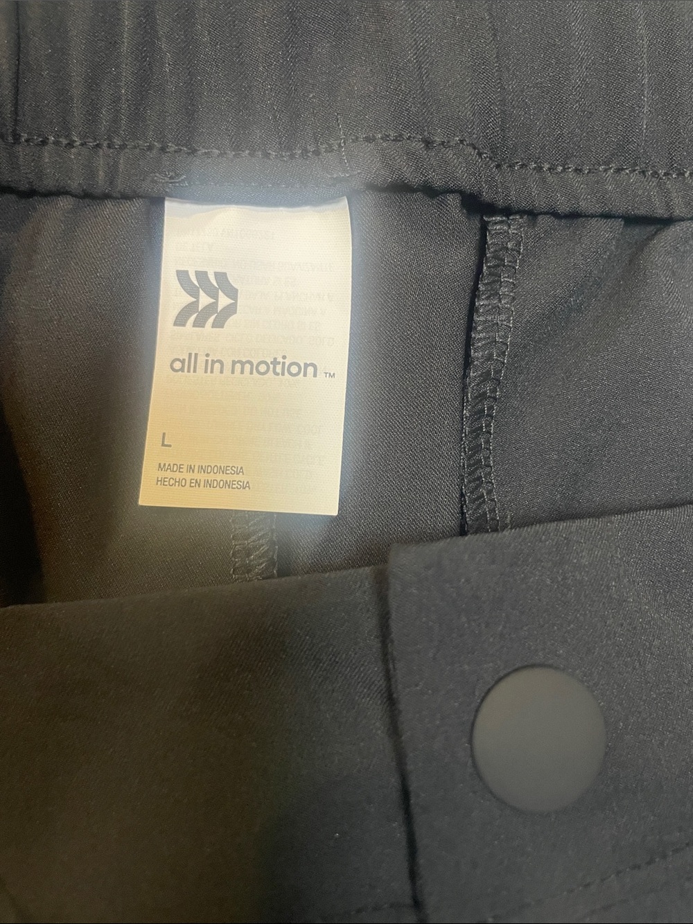 All In Motion Pleated Woven Black Golf Shorts 4” Size Large | NWT - Picture 10 of 11